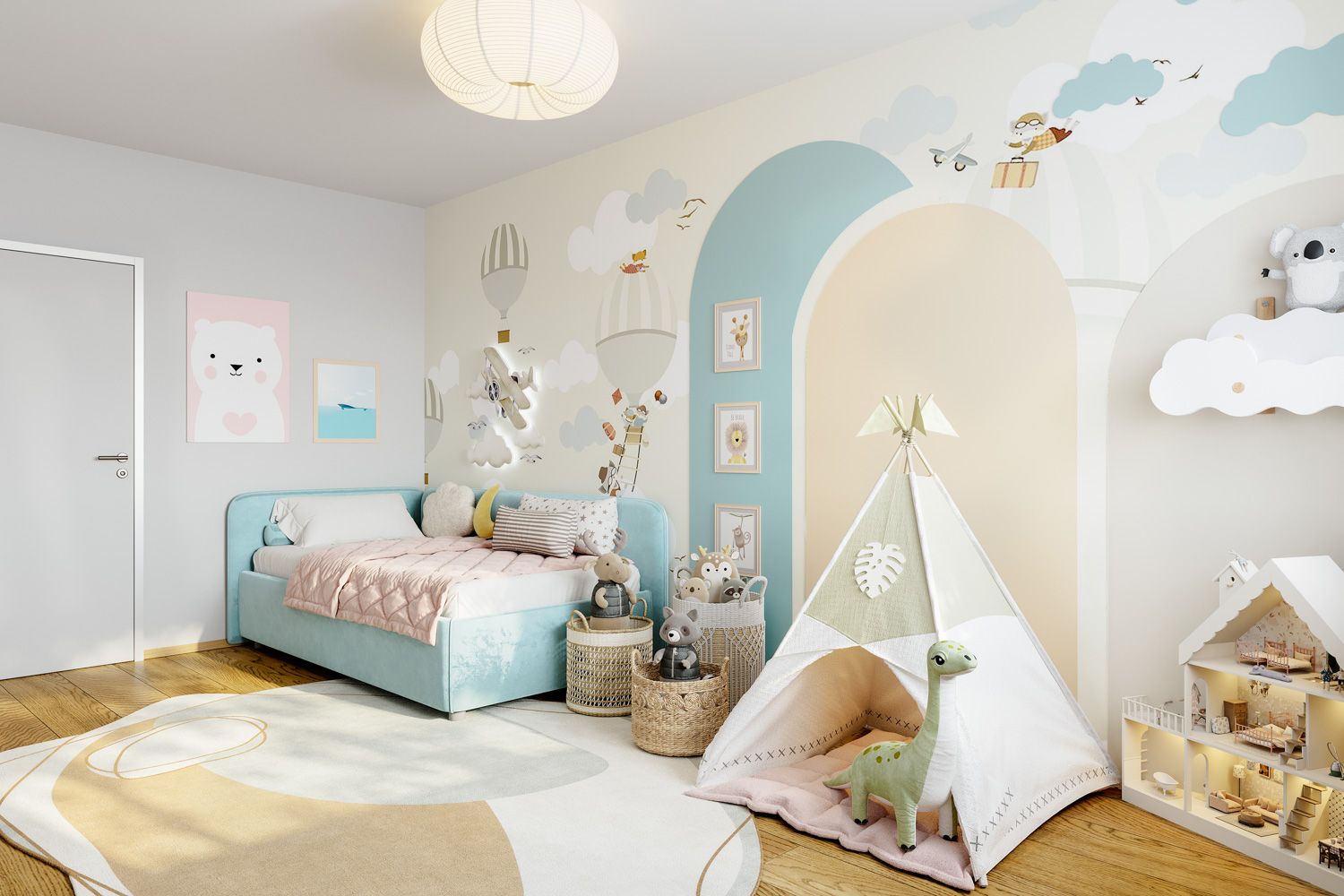 Neubauprojekte LIVE21 in 1210 Wien Floridsdorf nahe Donauinsel und Marchfeldkanal wohnen - Kinderzimmer