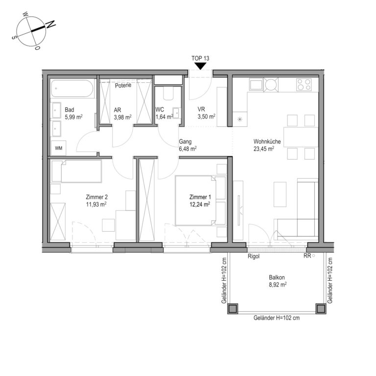 AmRain_Grundriss_Stiege08_Top_13
