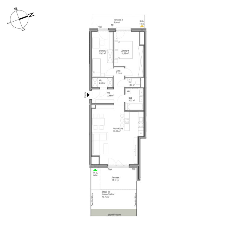 AmRain_Grundriss_Stiege08_Top_4