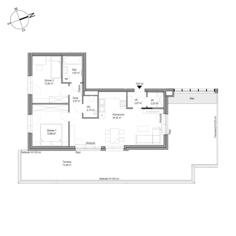 AmRain_Grundriss_Stiege08_Top_40