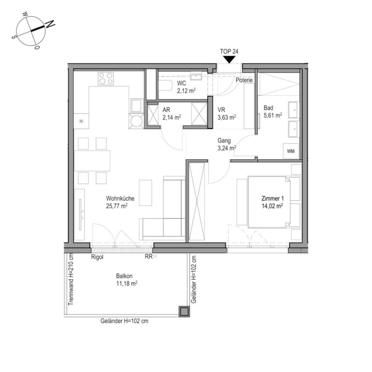 AmRain_Grundriss_Stiege09_Top24