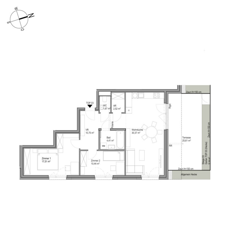 AmRain_Grundriss_Stiege03_Top3