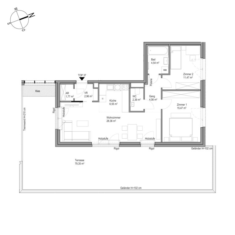 AmRain_Grundriss_Stiege08_Top_37