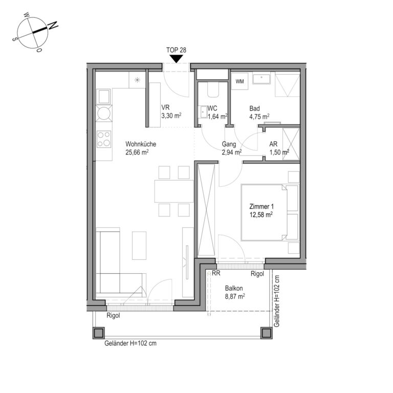 AmRain_Grundriss_Stiege08_Top_28