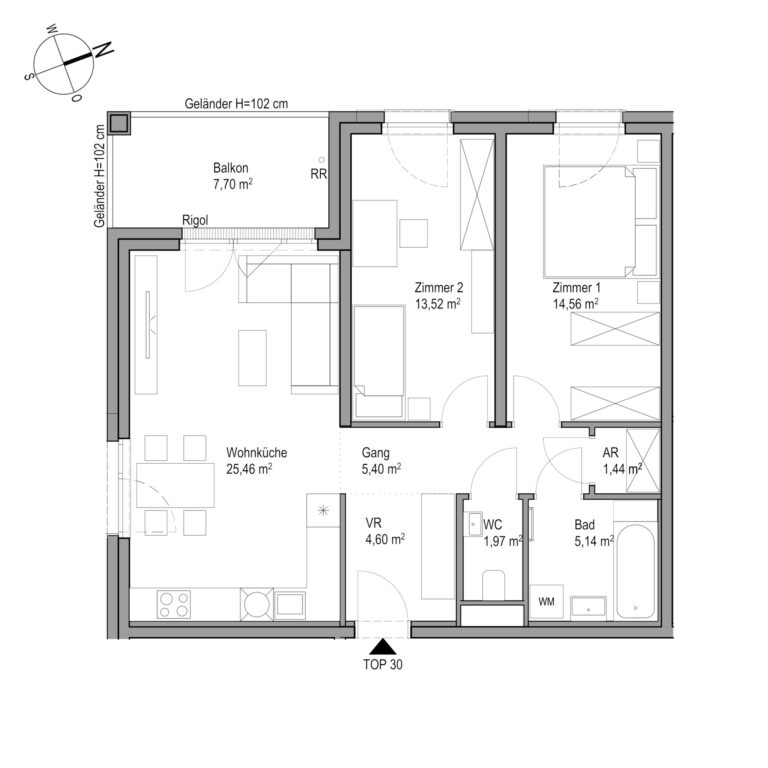 AmRain_Grundriss_Stiege08_Top_30