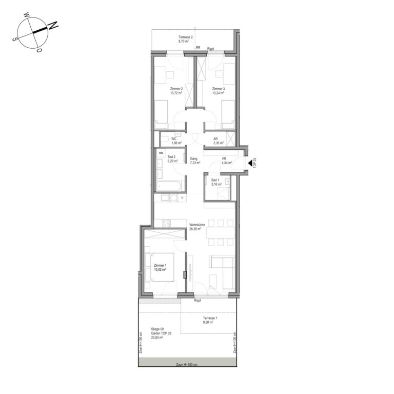 AmRain_Grundriss_Stiege09_Top3